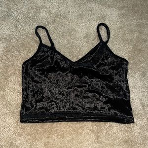 BLACK VELVET FOREVER 21 TANK